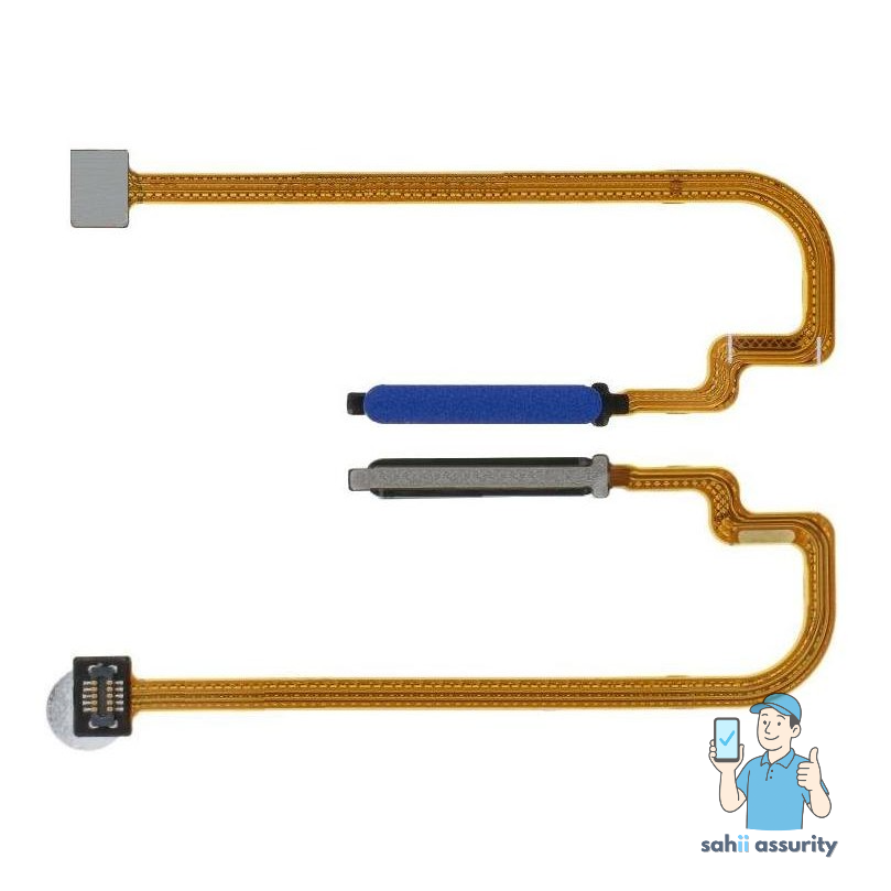 Fingerprint Sensor with Flex Cable for Xiaomi Redmi 9 Power Blue